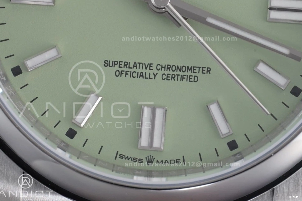 Pistachio 1:1 Edition VR3230 Best Perpetual Steel Dial 126000 904L KRF 36mm Oyster 1107